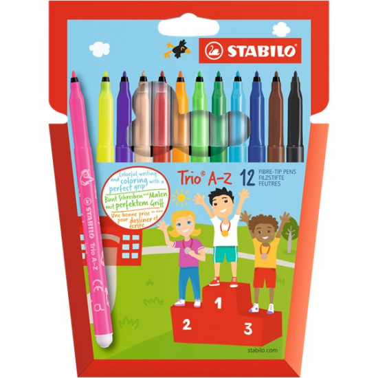 STABILO Trio A-Z 18db-os filctoll készlet (378/1-18-01) STABILO Trio A-Z 18db-os filctoll készlet (378/1-18-01)