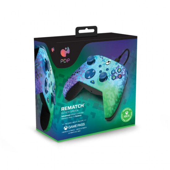 PDP Rematch Xbox Series X|S/Xbox One/PC 3,5 mm audio vezetékes zöld kontroller (049-023-GG) PDP Rematch Xbox Series X|S/Xbox One/PC 3,5 mm audio vezetékes zöld kontroller (049-023-GG)