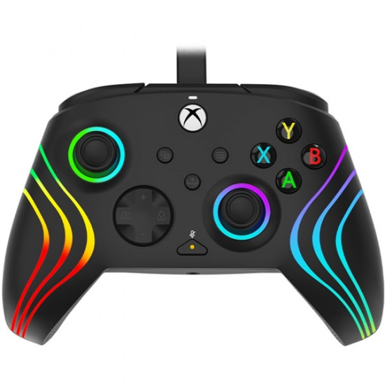 PDP Afterglow Wave Xbox Series X|S/Xbox One/PC 3,5 mm audio Lighting vezetékes kontroller (049-024) PDP Afterglow Wave Xbox Series X|S/Xbox One/PC 3,5 mm audio Lighting vezetékes kontroller (049-024)