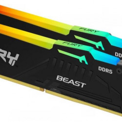 KINGSTON FURY Memória DDR5 16GB 5200MHz CL40 DIMM (Kit of 2) Beast RGB