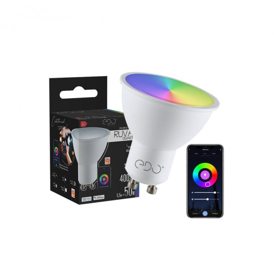 Hama GU10 4,5W 300lm Wifi okos RGB LED izzó (176532) Hama GU10 4,5W 300lm Wifi okos RGB LED izzó (176532)