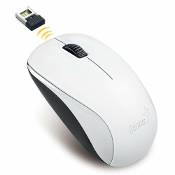 GENIUS Vezeték nélküli egér NX-7000, USB, 1200dpi, BlueEye, Fehér (NX-7000_WHITE)