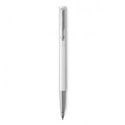 Parker Royal Vector 2025456 ezüst klipszes fehér rollertoll (7060252000)