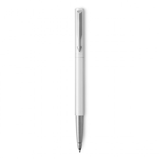 Parker Royal Vector 2025456 ezüst klipszes fehér rollertoll (7060252000) Parker Royal Vector 2025456 ezüst klipszes fehér rollertoll (7060252000)