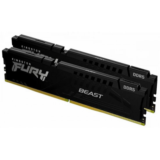 KINGSTON FURY Memória DDR5 64GB 5600MHz CL36 DIMM (Kit of 2) Beast Black EXPO KINGSTON FURY Memória DDR5 64GB 5600MHz CL36 DIMM (Kit of 2) Beast Black EXPO