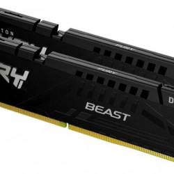 KINGSTON FURY Memória DDR5 64GB 6000MHz CL36 DIMM (Kit of 2) Beast Black EXPO