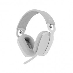 LOGITECH Zone Vibe 100 Vezeték Nélküli Bluetooth Fejhallgató Mikrofonnal - fehér (981-001219)