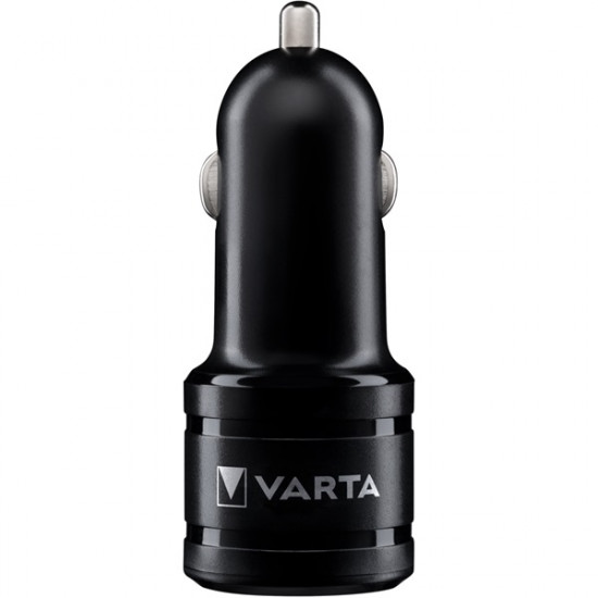 Varta Dual USB Car Charger 57932101401 USB-s töltőkészülék Személygépkocsi, Tehergépjármű Kimeneti áram (max.) 5400 mA 2 x USB, USB-C™ alj Varta Dual USB Car Charger 57932101401 USB-s töltőkészülék Személygépkocsi, Tehergépjármű Kimeneti áram (max.) 5400 mA 2 x USB, USB-C™ alj