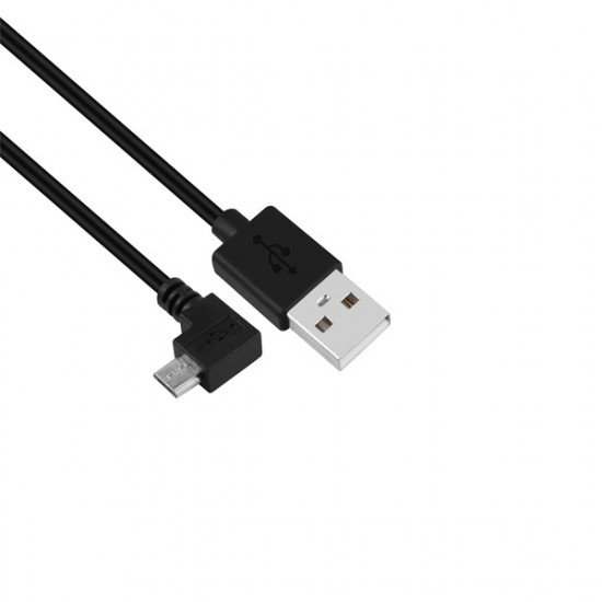 Stansson 2m 90°-os micro USB 2.0 kábel Stansson 2m 90°-os micro USB 2.0 kábel