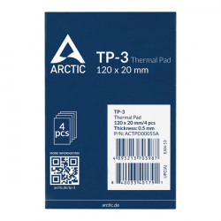 ARCTIC COOLING Hővezető lap TP-3 120x120mm, 0.5mm (4-PACK) ARCTIC COOLING Hővezető lap TP-3 120x120mm, 0.5mm (4-PACK)