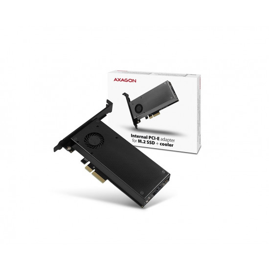 Axagon PCIE NVME+NGFF M.2 SSD adapter fekete (PCEM2-DC) Axagon PCIE NVME+NGFF M.2 SSD adapter fekete (PCEM2-DC)