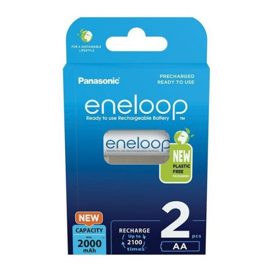 Panasonic Eneloop AA 2000mAh ceruza akkumulátor 2db (BK-3MCDE/2BE) Panasonic Eneloop AA 2000mAh ceruza akkumulátor 2db (BK-3MCDE/2BE)
