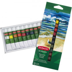 Derwent Academy 12x12ml vízfesték készlet (2302404)