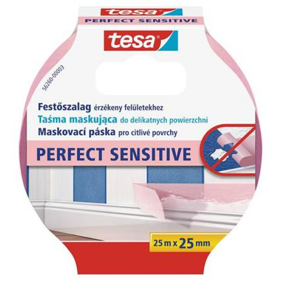 Tesa Perfect 25mmx25m extra vékony szenzitív festőszalag (56260-00000-05) Tesa Perfect 25mmx25m extra vékony szenzitív festőszalag (56260-00000-05)