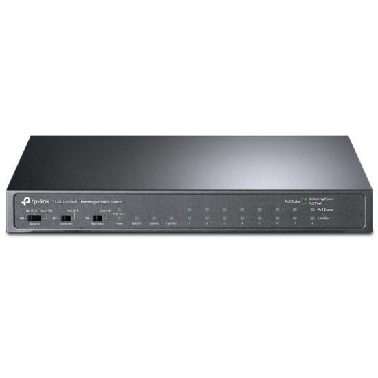 TP-LINK Switch 8x100Mbps (8xPOE+) + 2x1000Mbps + Gigabit SFP (TL-SL1311MP) TP-LINK Switch 8x100Mbps (8xPOE+) + 2x1000Mbps + Gigabit SFP (TL-SL1311MP)