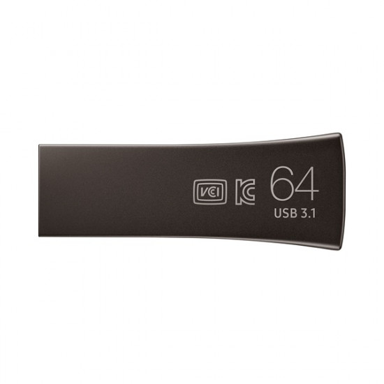 SAMSUNG Pendrive BAR Plus USB 3.1 Flash Drive 64GB (Titan Grey) SAMSUNG Pendrive BAR Plus USB 3.1 Flash Drive 64GB (Titan Grey)