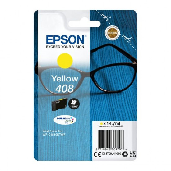 Epson 408 DURABrite Ultra tintapatron sárga (C13T09J44010) Epson 408 DURABrite Ultra tintapatron sárga (C13T09J44010)