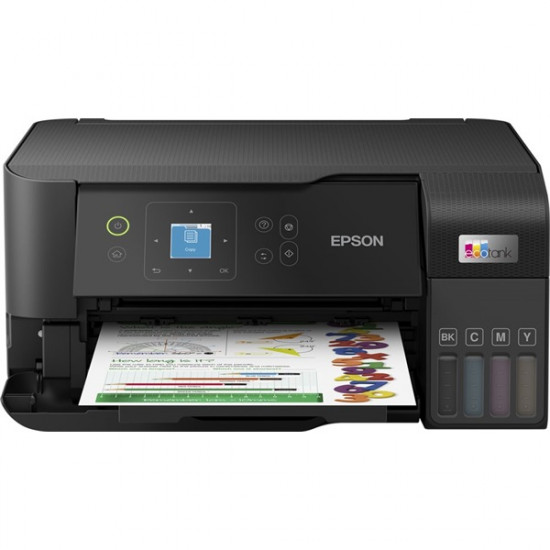 EPSON Tintasugaras nyomtató - EcoTank L3560 (A4, MFP, színes, 4800x1200 DPI, 33 lap/perc, USB/Wifi) EPSON Tintasugaras nyomtató - EcoTank L3560 (A4, MFP, színes, 4800x1200 DPI, 33 lap/perc, USB/Wifi)