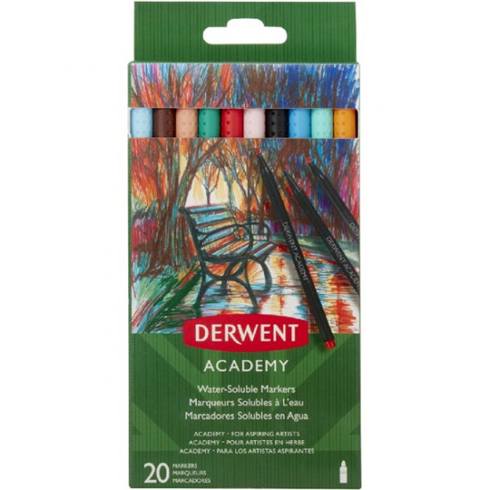 Derwent Academy 20db-os akvarel filckészlet (98202) Derwent Academy 20db-os akvarel filckészlet (98202)