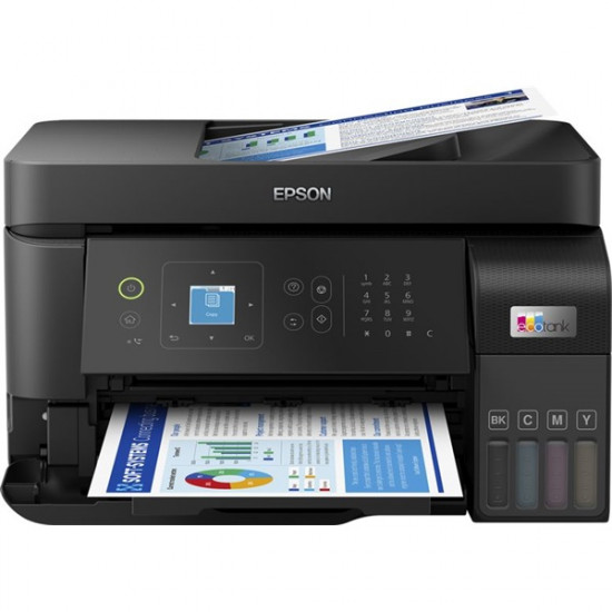 EPSON Tintasugaras nyomtató - EcoTank L5590 (A4, MFP, színes, 4800x1200 DPI, 33 lap/perc, ADF, USB/LAN/Wifi) EPSON Tintasugaras nyomtató - EcoTank L5590 (A4, MFP, színes, 4800x1200 DPI, 33 lap/perc, ADF, USB/LAN/Wifi)