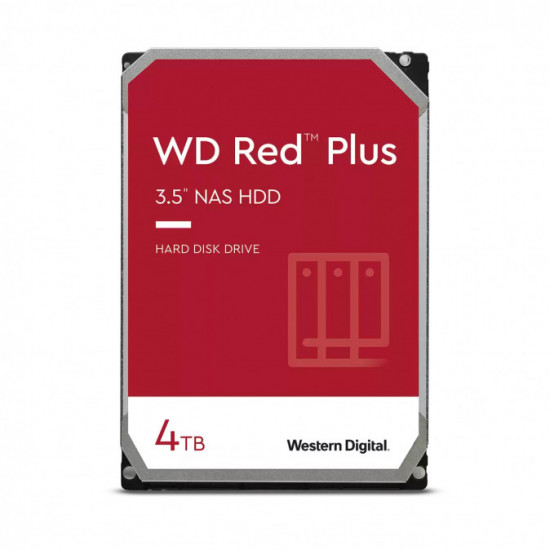 WESTERN DIGITAL Red Plus 4TB 3.5 HDD SATA-III 5400rpm 256MB Cache merevlemez WESTERN DIGITAL Red Plus 4TB 3.5 HDD SATA-III 5400rpm 256MB Cache merevlemez