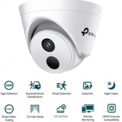 TP-LINK VIGI C440(2.8mm) 4 Megapixel, 2.8mm Objektív, IP beltéri éjjellátó Kamera