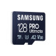 SAMSUNG 128GB PRO Ultimate microSD, Class 10, V30, A2, Grade 3 (U3), R200/W130 Memóriakártya SAMSUNG 128GB PRO Ultimate microSD, Class 10, V30, A2, Grade 3 (U3), R200/W130 Memóriakártya