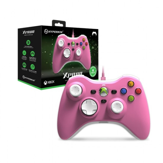 HYPERKIN Xenon Xbox Series|One/Windows 11|10 Xbox liszenszelt Vezetékes kontroller, Pink