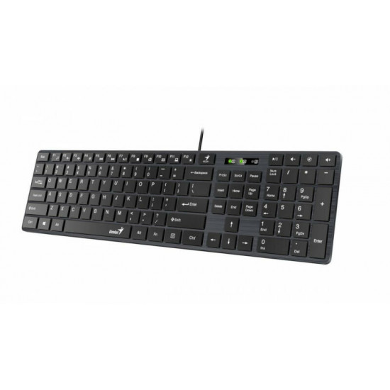 GENIUS Vezetékes Billentyűzet Slimstar 126 USB HUN Fekete (SLIMSTAR 126) GENIUS Vezetékes Billentyűzet Slimstar 126 USB HUN Fekete (SLIMSTAR 126)