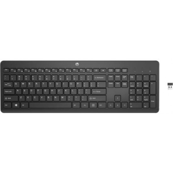 HP Vezeték nélküli Billentyűzet 230, fekete (3L1E7AA#AKC) HP Vezeték nélküli Billentyűzet 230, fekete (3L1E7AA#AKC)