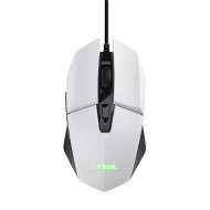 Trust 25066 GXT109W Felox vezetékes fehér gamer egér