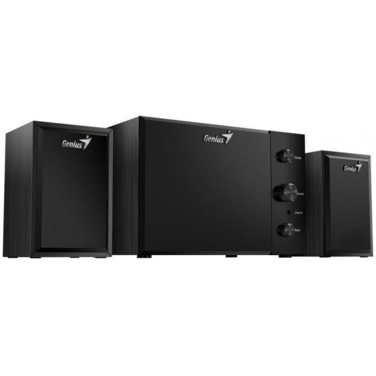GENIUS 2.1 Hangszóró SW-2.1 350 Black (SW-2.1 350 BLACK)