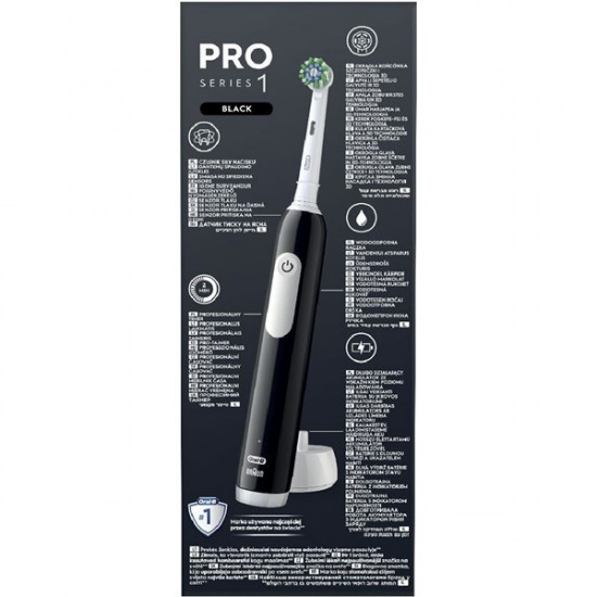 Oral-B PRO1 Black Cross Action elektromos fogkefe Oral-B PRO1 Black Cross Action elektromos fogkefe