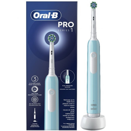 Oral-B PRO1 Carribeean Blue Cross Action elektromos fogkefe (10PO010407) Oral-B PRO1 Carribeean Blue Cross Action elektromos fogkefe (10PO010407)