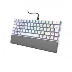 uRAGE by HAMA 217829, GAMING URAGE EXODUS 760TKL MECHANIKUS MINI BILLENTYŰZET, RGB, RED SWITCH, FEHÉR (13217829)