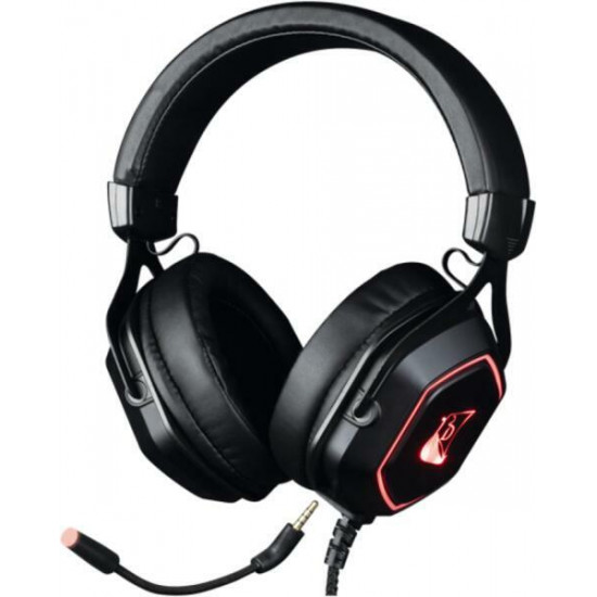 KONIX - DRAKKAR PC Skald 7.1 Fejhallgató Vezetékes Gaming Stereo Mikrofon, Fekete-Piros KONIX - DRAKKAR PC Skald 7.1 Fejhallgató Vezetékes Gaming Stereo Mikrofon, Fekete-Piros