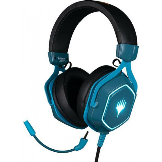 KONIX - MAGIC THE GATHERING 7.1 Fejhallgató Vezetékes Gaming Stereo Mikrofon, Kék-Fekete KONIX - MAGIC THE GATHERING 7.1 Fejhallgató Vezetékes Gaming Stereo Mikrofon, Kék-Fekete