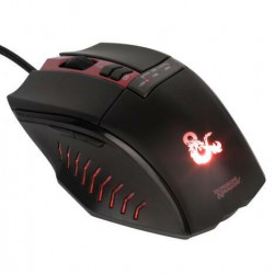 KONIX - DUNGEONS & DRAGONS Egér Vezetékes Gaming 2500DPI, Fekete-Piros