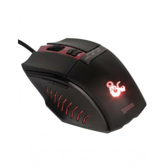 KONIX - DUNGEONS & DRAGONS Egér Vezetékes Gaming 2500DPI, Fekete-Piros KONIX - DUNGEONS & DRAGONS Egér Vezetékes Gaming 2500DPI, Fekete-Piros
