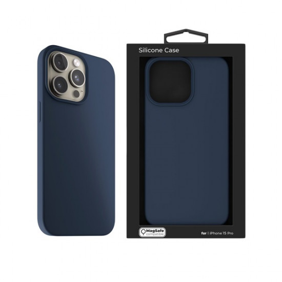 NextOne IPH-15PRO-MAGSAFE-BLUE iPhone 15 Pro kék szilikon MagSafe hátlap NextOne IPH-15PRO-MAGSAFE-BLUE iPhone 15 Pro kék szilikon MagSafe hátlap