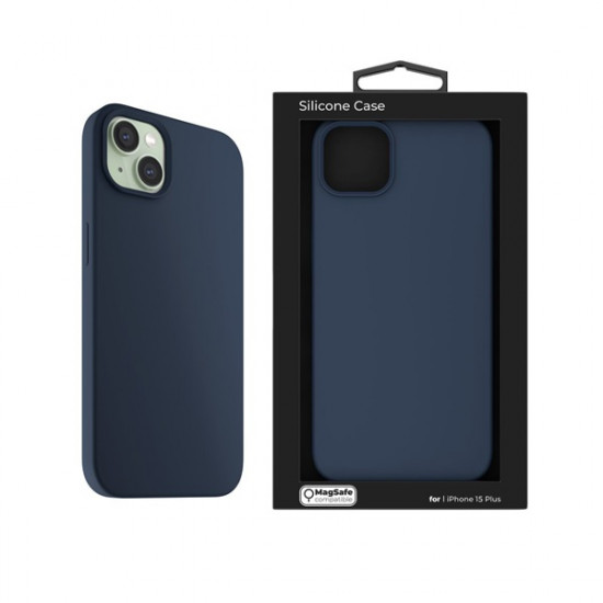 NextOne IPH-15PLUS-MAGSAFE-BLUE iPhone 15 Plus kék szilikon MagSafe hátlap NextOne IPH-15PLUS-MAGSAFE-BLUE iPhone 15 Plus kék szilikon MagSafe hátlap