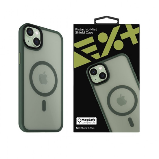 NextOne IPH-15PLUS-MAGSF-MISTCASE-PTC iPhone 15 Plus pisztáciazöld szilikon MagSafe hátlap NextOne IPH-15PLUS-MAGSF-MISTCASE-PTC iPhone 15 Plus pisztáciazöld szilikon MagSafe hátlap