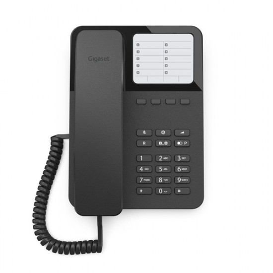 GIGASET Telefon DESK 400 telefon, fekete GIGASET Telefon DESK 400 telefon, fekete