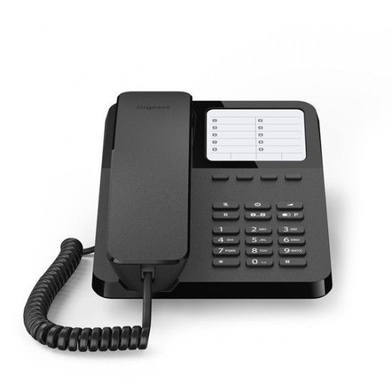 GIGASET Telefon DESK 400 telefon, fekete GIGASET Telefon DESK 400 telefon, fekete