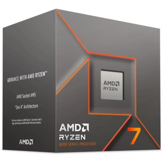 AMD Ryzen 7 8700F 4.1GHz/8C/16M processzor AMD Ryzen 7 8700F 4.1GHz/8C/16M processzor