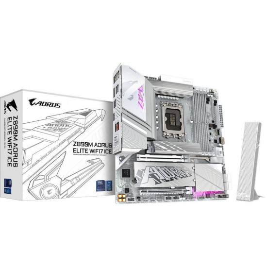 Gigabyte Z890M AORUS ELITE WIFI7 ICE alaplap Gigabyte Z890M AORUS ELITE WIFI7 ICE alaplap