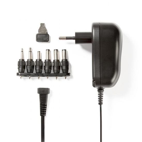Nedis Univerzális hálózati adapter 3/4.5/5/6/7.5/9/12VDC 1.0A (ACPA001) Nedis Univerzális hálózati adapter 3/4.5/5/6/7.5/9/12VDC 1.0A (ACPA001)