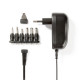 Nedis Univerzális hálózati adapter 3/4.5/5/6/7.5/9/12VDC 1.0A (ACPA001) Nedis Univerzális hálózati adapter 3/4.5/5/6/7.5/9/12VDC 1.0A (ACPA001)