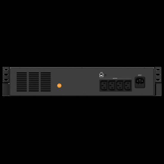 NJOY Szünetmentes Code 600, 600VA, 360W, Line-Interactive, rack (2U), LCD display NJOY Szünetmentes Code 600, 600VA, 360W, Line-Interactive, rack (2U), LCD display