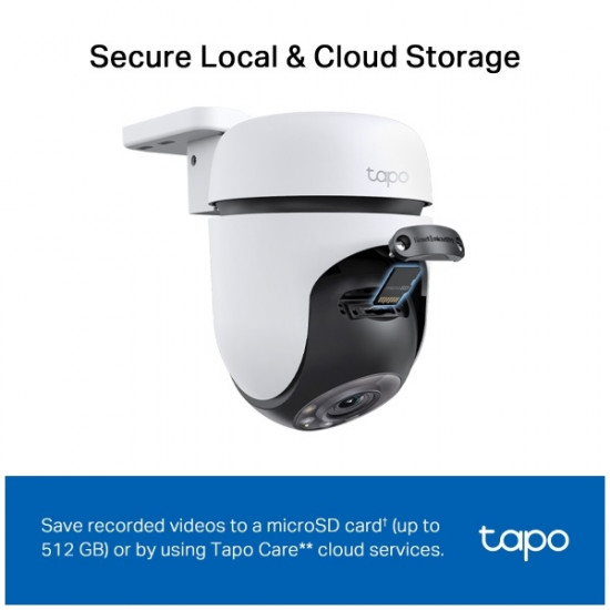 TP-LINK TAPO C510W Cloud kültéri forgatható színes éjjellátó Wireless Kamera